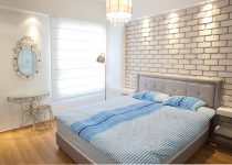 Mükemmel görünüm kazandırılmış 3 boyutlu taş desenli duvar kağıdı modeli