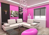 Pudra pembesi dekoratif salon dizaynları