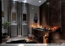 Romantik küçük banyo dekorasyon örnekleri