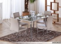 sade ve şık görünüm oluşturacak mutfak masası modeli