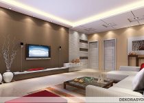 Sade son moda salon dekorasyonu