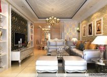 Şık dizayn edilen avangart salon modeli