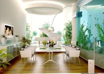 Spesifik modern yemek odası dekoru
