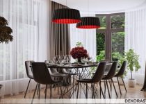 Stil sahibi modern yemek odası dekorasyon örnekleri