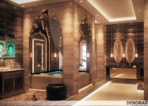 Taç mahal görünümlü banyo dekorasyonu etkileyici tasarımı ile göz dolduruyor