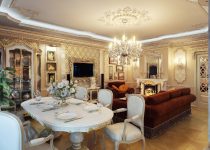 Alaturka yemek odası ve salon dekorasyonu modelleri