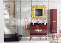 Avangard küçük banyo dolabı modeli
