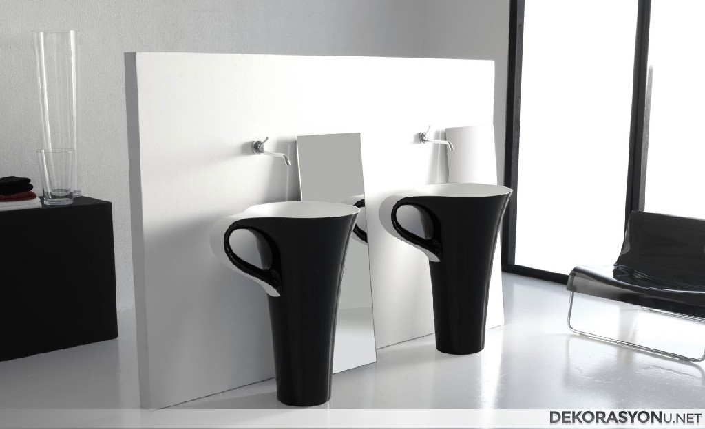 Şık ve kullanışlı banyo lavaboları