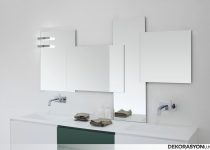Dekoratif banyo ayna modeli