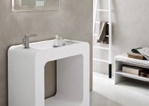 Estetik görünüme sahip kullanışlı banyo lavabo modelleri