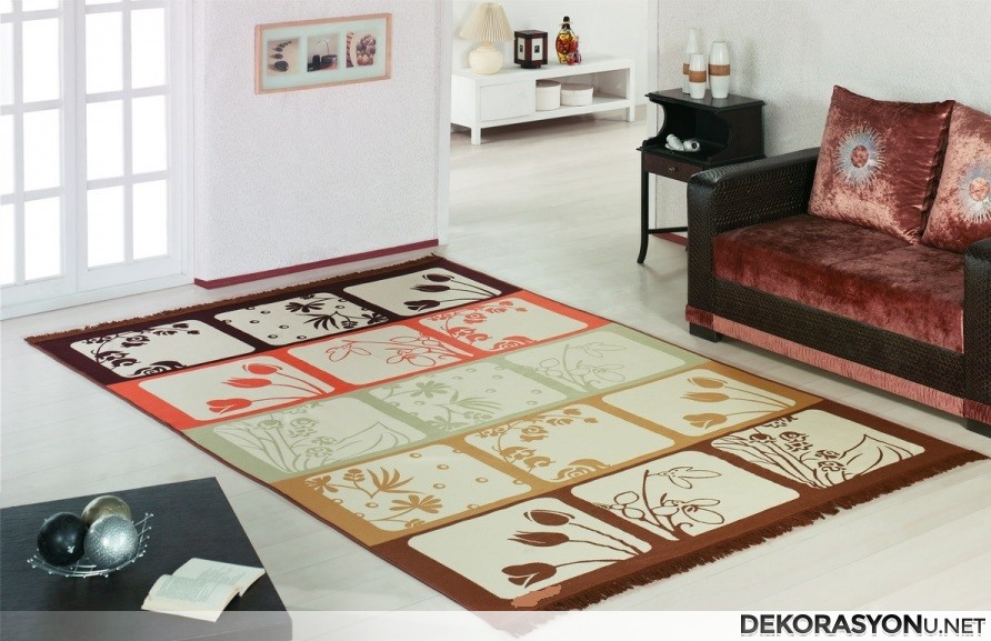 Desenli kilim modeli