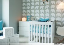 Modern bebek odası duvar kağıdı