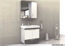 Fonksiyonel küçük banyo dolabı modeli