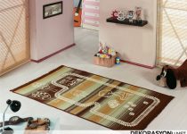 Kahverengi kilim modeli