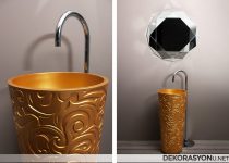Etkileyici tasarıma sahip fantastik banyo lavabo modelleri