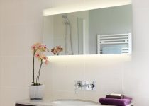 Modern ledli banyo ayna modeli
