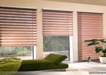 Modern tasarımlı zebra stor perde modelleri