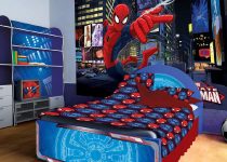 Spider man çocuk odası duvar kağıdı