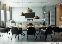 Otantik yemek odası avize modeli