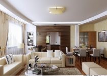 Rahat yemek odası ve salon dekorasyonu modelleri