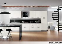 Sade lake mutfak dolap modeli