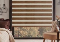Taç bambu kumaşlı zebra stor perde