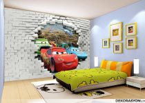 3D çocuk odası duvar kağıdı
