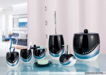 Lüks görünen banyo setleri