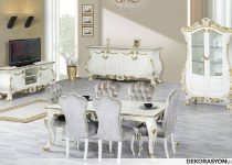 Elegant avangard yemek odası takımı