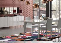 Enza infinity yemek odası takımı