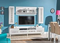 Şekil görünen modern tv ünitesi