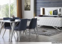 Sade modern yemek odası takımı