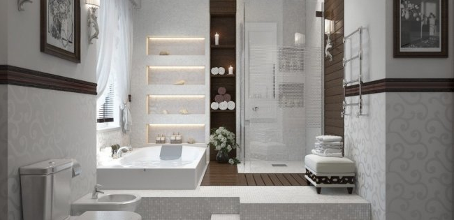 Koyu Banyo Dekorasyonu