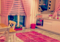 Pembe Mutfak Perdesi Modelleri 2020