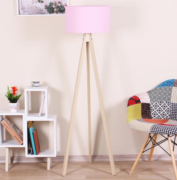 2019 Pembe Kumaş Lambader Modelleri