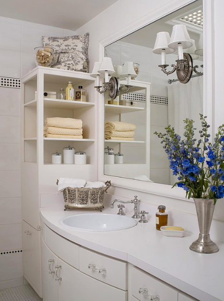 Aynalı Vintage Banyo Dekorasyonları