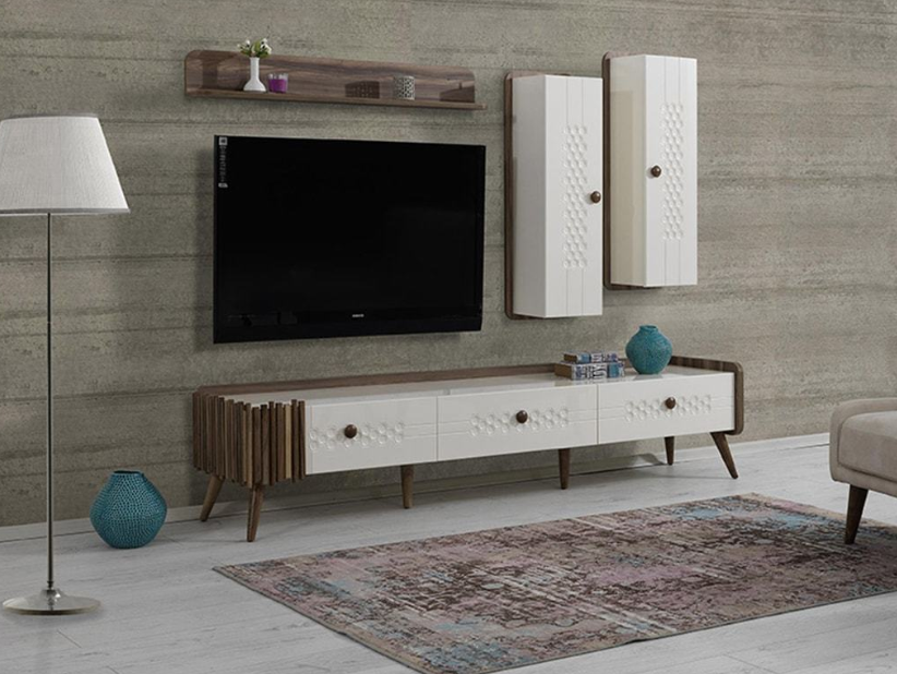 2019 Desenli TV Ünite Dekorasyonları