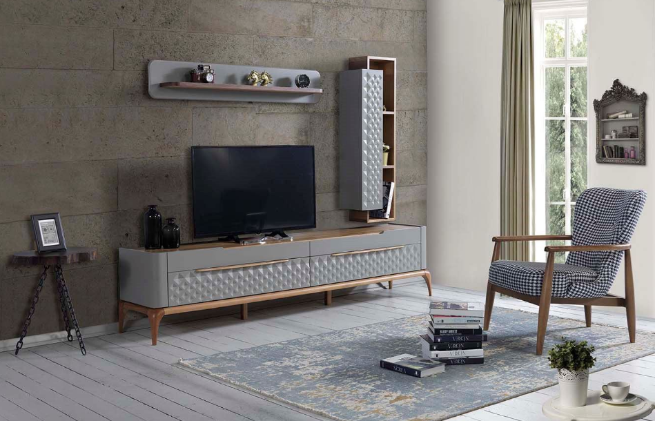 2019 Klasik TV Ünite Dekorasyonları