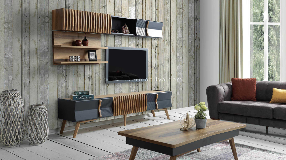 2019 Modern TV Ünite Dekorasyonları