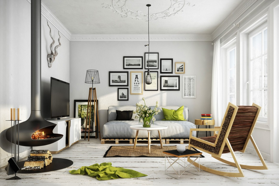 Beyaz Modern Ev Dekorasyonları 2020
