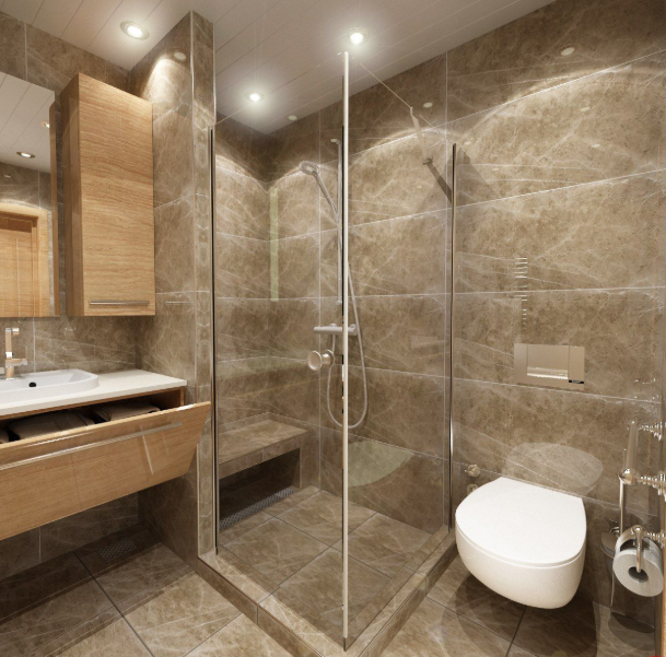 Kavhverengi Banyo Dekorasyonu 2020