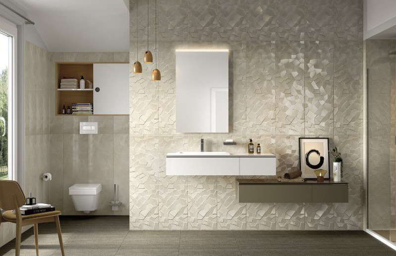 Kütahya Seramik Modern Banyo Dekorasyonu