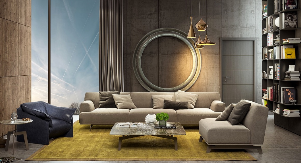 Modern Bej Ev Dekorasyonları