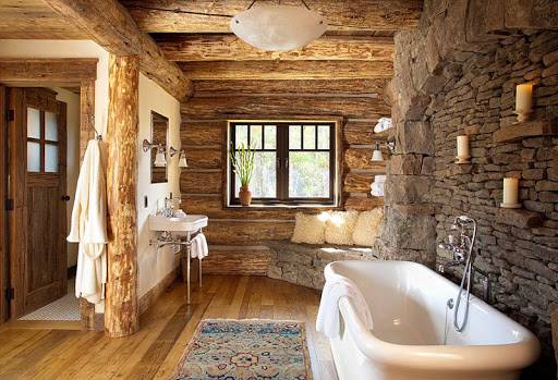 Ahşap Banyo Dekorasyonu