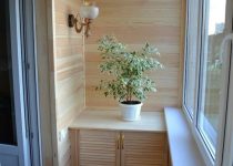 Ahşap Balkon Dolapları