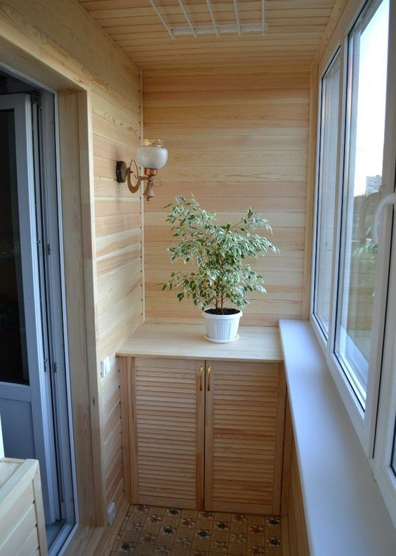 Ahşap Balkon Dolapları