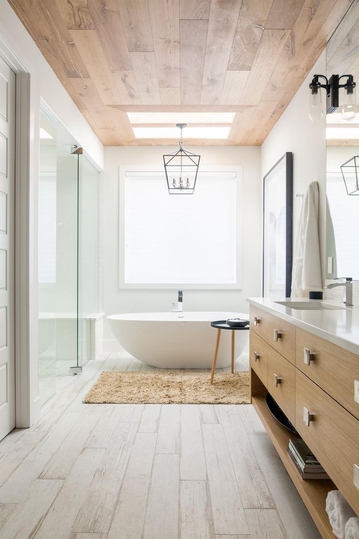 Ahşap Büyük Banyo Dekorasyonu