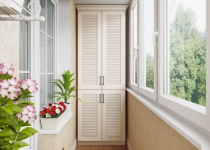 Beyaz Balkon Dolapları