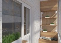 Raflı Balkon Dolapları