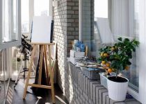 Modern Cam Balkon Dekorasyonu